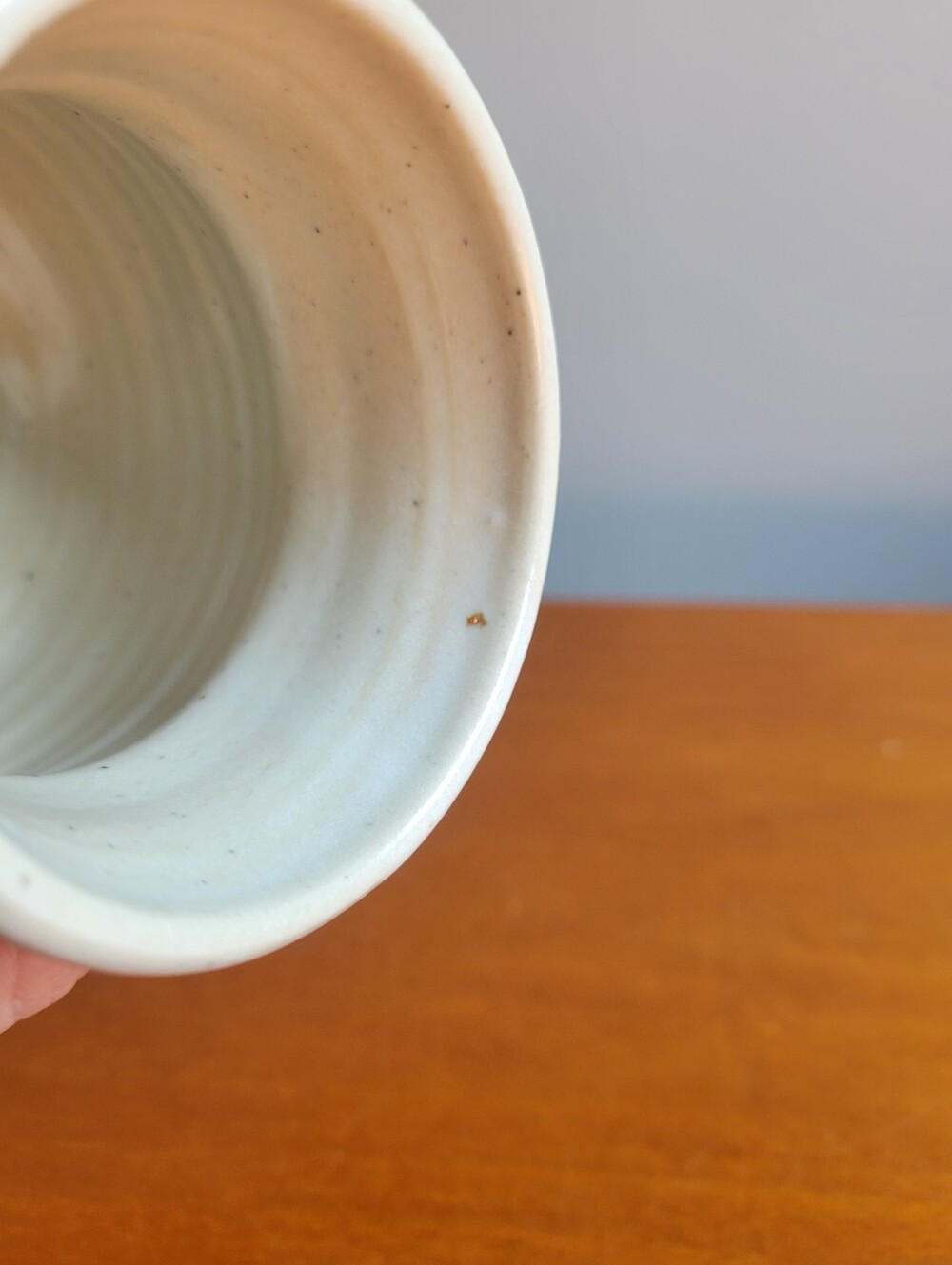 Handmade Studio Pottery Swan Mug Stoneware Hand Thrown Artisan Coffee Cup - Picture 6 of 7